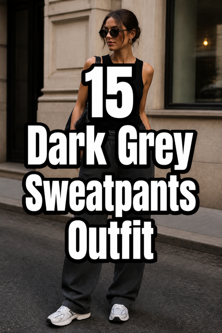 🧥 15 Dark Grey Sweatpants Outfit