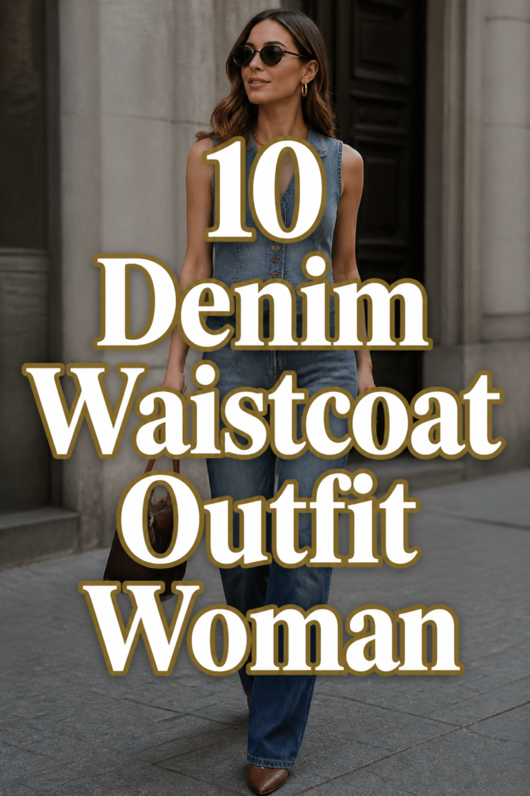 🤗 10 Denim Waistcoat Outfit Woman
