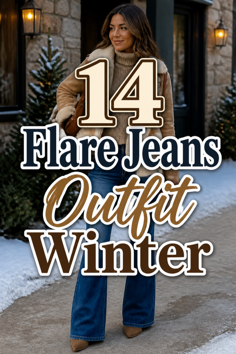 👖 14 Flare Jeans Outfit Winter