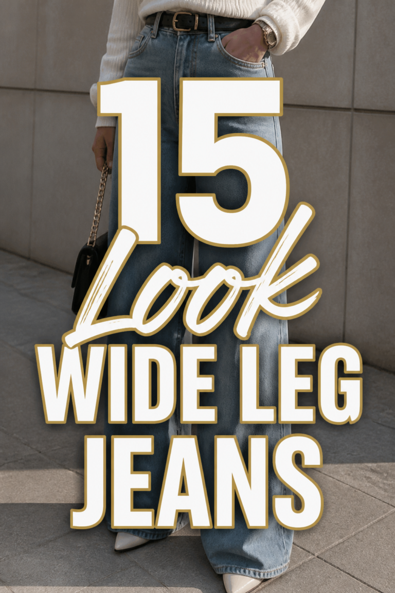 👖 15 Look Wide Leg Jeans