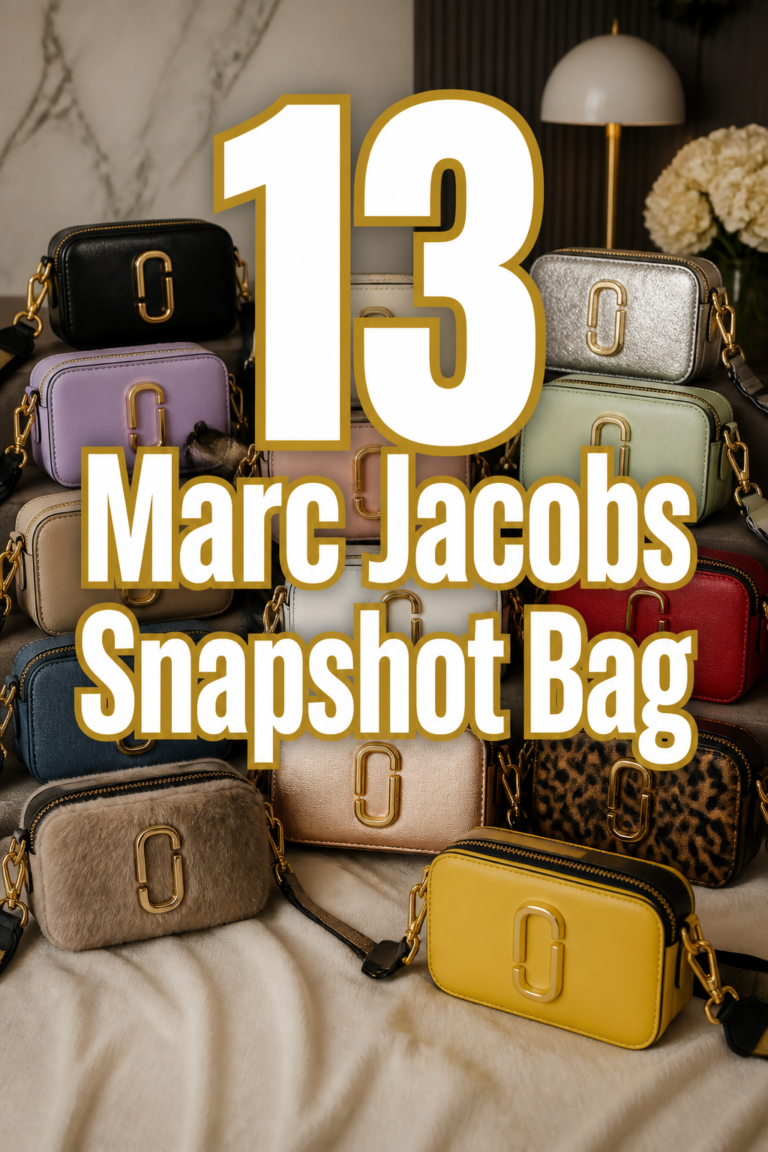 👜 13 Marc Jacobs Snapshot Bag