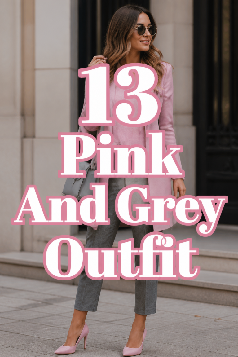 🌸 13 Pink And Grey Outfit
