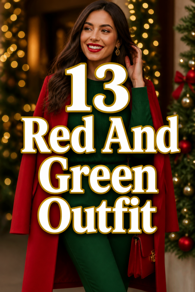 🎄 13 Red And Green Outfit