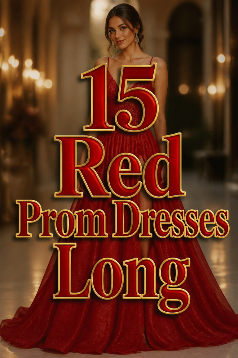 ❤️ 15 Red Prom Dresses Long