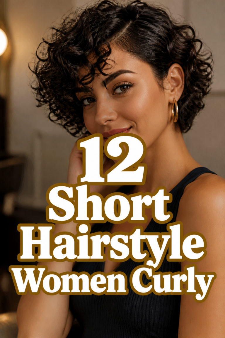 💇‍♀️ 12 Short Hairstyle Women Curly