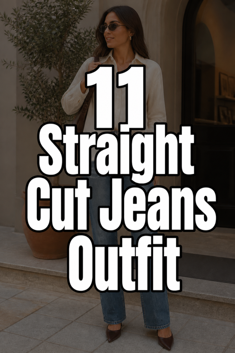 👖 11 Straight Cut Jeans Outfit
